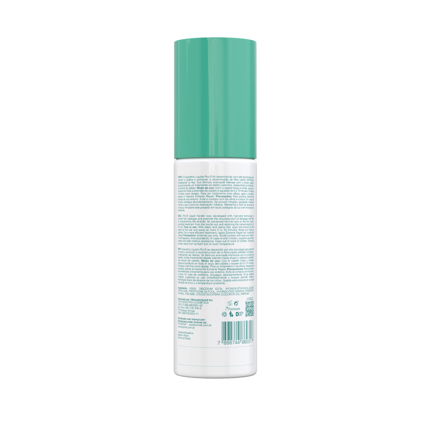 PRO.R Hair Repair Shine Fluid Deep Reconstruction + Coconut Oil Glow for Damaged Hair
