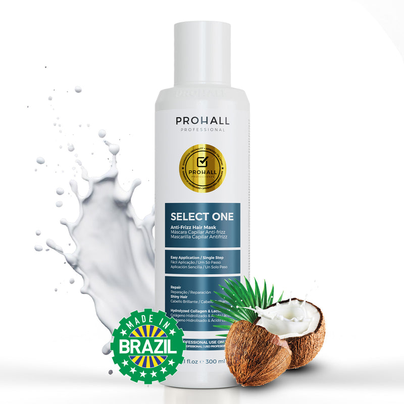 Prohall Select One - Brazilian Keratin Hair Treatment - Smoothing Treatment - Without Formaldehyde