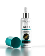 Prohall Cosmetic Pro K Liquid Keratin Hair Treatment for Dry & Damaged Hair – Pro K Beautiful Brazilian Treatment - Adds Volume, Frizz Control & Hair Shine Spray - 6.76 fl. Oz