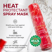 Prohall Cosmetic Heat Protectant for Hair - Leave in Thermal Protector Cream - Nourish & Hydrate Hair - Reduce Frizz & Prevent Split Ends Absolut One - 6.76 fl. Oz