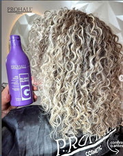 Prohall Cosmetic Purple Mask & Toner for Blonde Hair - Color Enhancing Gloss Repair for Dry, Damaged & Brassy Locks, Reduces Yellow Hue