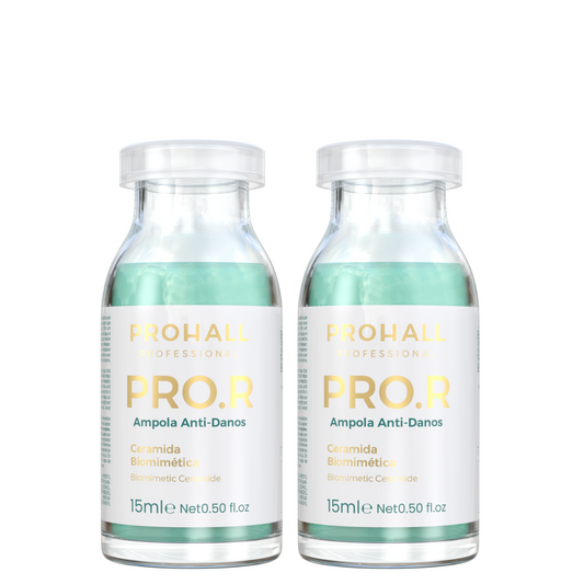 Ampolla Para el Cabello Maltratado Y Seco - Deep Conditioning Hair Mask for Damaged Hair - Pro R Brazilian Hair Protein Treatment for Blondes- Deep Conditioner for Dry Damaged Hair - Prohall 1 FLOz
