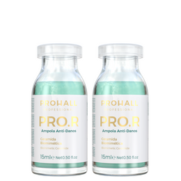 Ampolla Para el Cabello Maltratado Y Seco - Deep Conditioning Hair Mask for Damaged Hair - Pro R Brazilian Hair Protein Treatment for Blondes- Deep Conditioner for Dry Damaged Hair - Prohall 1 FLOz