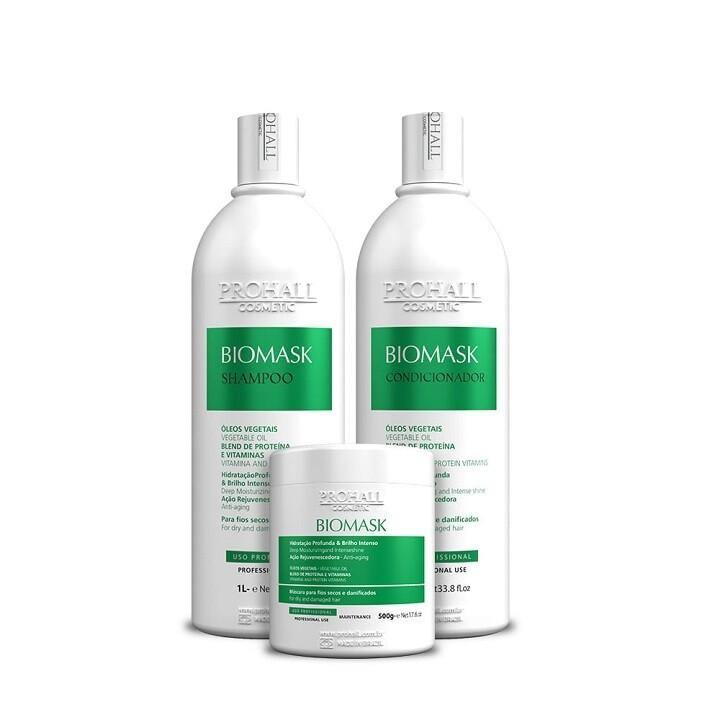 Prohall Biomask 33.8fl.oz Professional Ultra-Hydrating Kit - Prohall Cosmetic